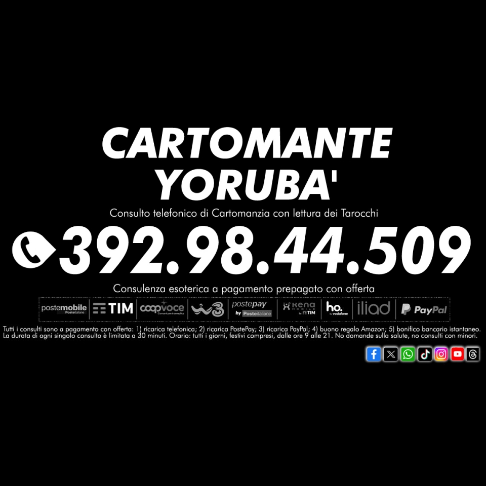 La Cartomanzia del Cartomante YORUBA