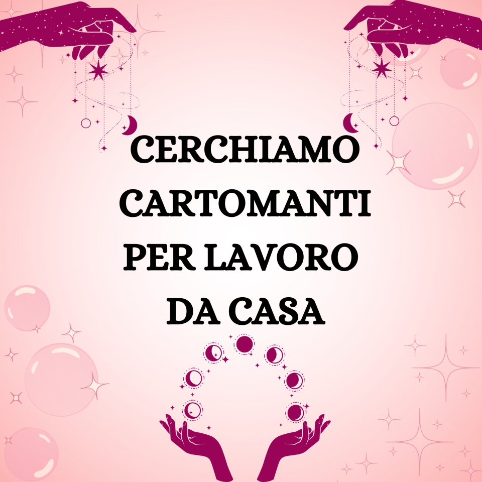 Cerchiamo figure per centro di Cartomanzia 