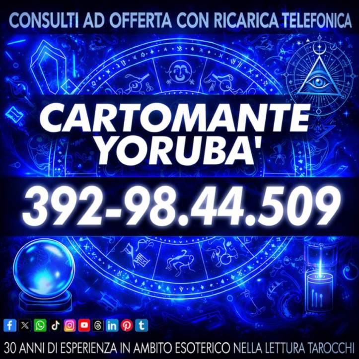 ⚝ IL CARTOMANTE YORUBA’ ⚝ NON SOLO LETTURA DEI TAROCCHI, ANCHE ASTROLOGIA⚝