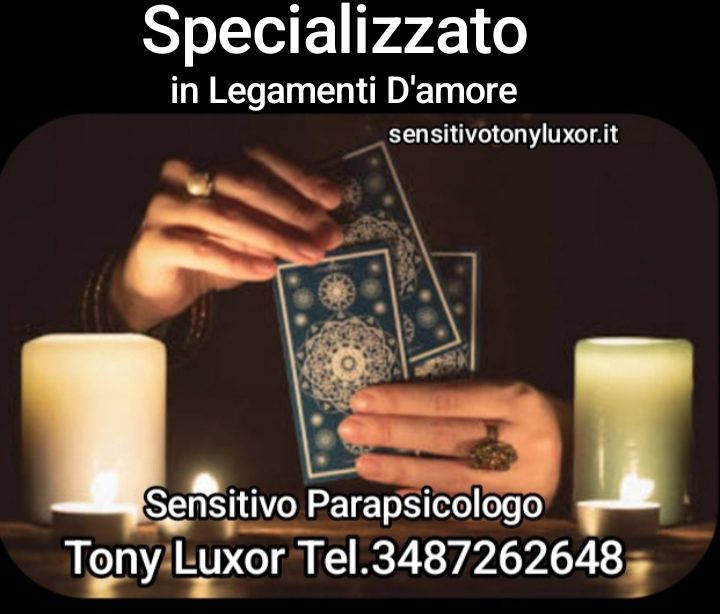 Sensitivo parapsicologo Tony Luxor.3487262648