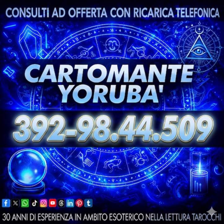 Provare per credere! La Cartomanzia del Cartomante YORUBA'