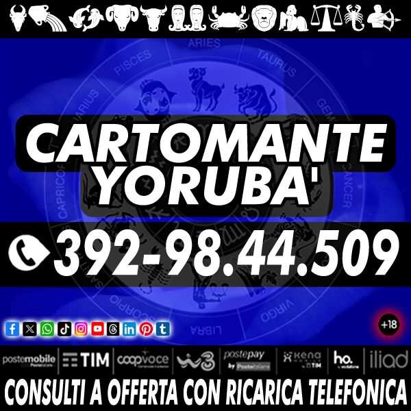 LA MIGLIOR CARTOMANZIA PER SAPERE: IL CARTOMANTE YORUBA'
