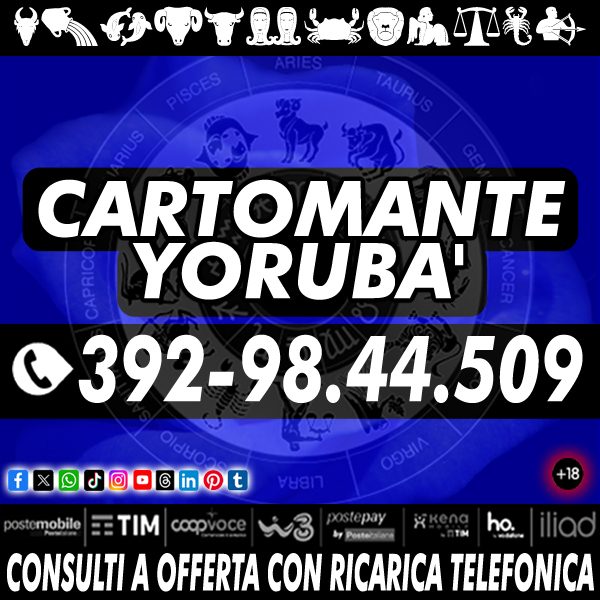LA MIGLIOR CARTOMANZIA PER SAPERE: IL CARTOMANTE YORUBA'