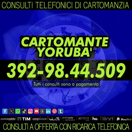 LA MIGLIOR CARTOMANZIA PER SAPERE: IL CARTOMANTE YORUBA' — altra foto