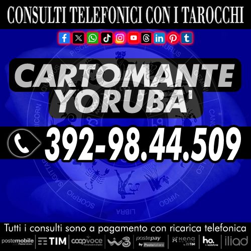 LA MIGLIOR CARTOMANZIA PER SAPERE: IL CARTOMANTE YORUBA' — altra foto