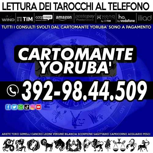 Sei davvero pronto/a ?!? A sapere la verità?!? Allora contattami... !!! Il Cartomante YORUBA'