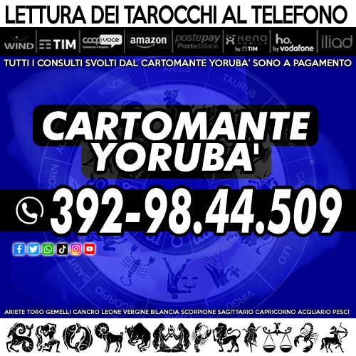 Sei davvero pronto/a ?!? A sapere la verità?!? Allora contattami... !!! Il Cartomante YORUBA'