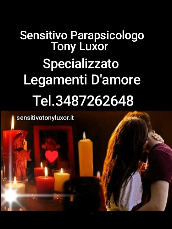 Cartomante professionista Tony Luxor.3487262648