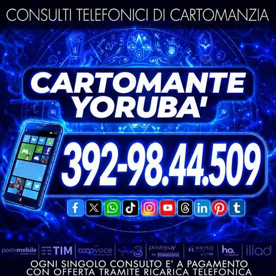 Parli direttamente con il Cartomante Yorubà