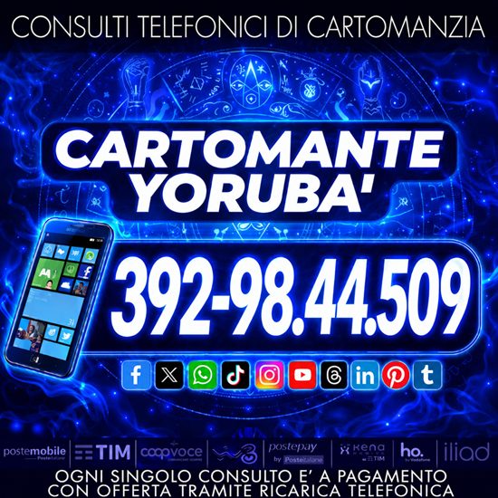 Parli direttamente con il Cartomante Yorubà